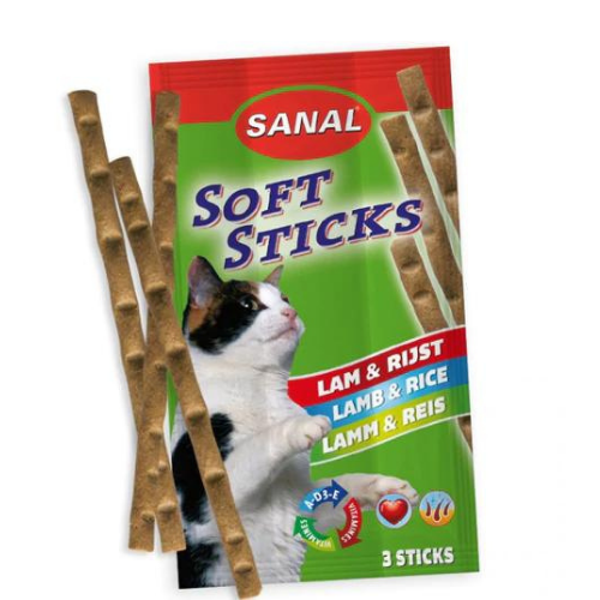 سنال مكافات للقطط عيدان لحم خروف وارز 15غ