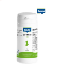 أقراص فيتامينات القطط لمعالجة نقص العناصر الغذائية من ماركة كانينا 50 جرام