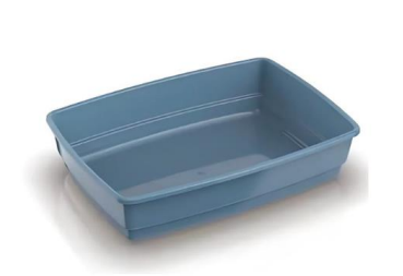 Large CAT PARK jumbo litter box, 22-liter capacity, with high sides and durable plastic for easy cleaning.