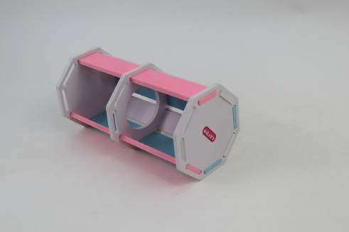Colorful hamster tunnel toy from CAT PARK, ready-to-use hamster product with a fun, winding design for small pet play.