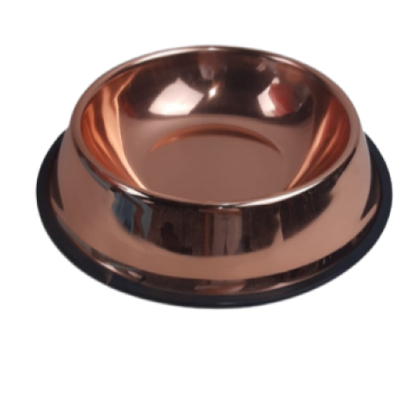 Stainless steel small plate from CAT PARK, ready-made product, showing a shiny, durable dish suitable for serving or dining.