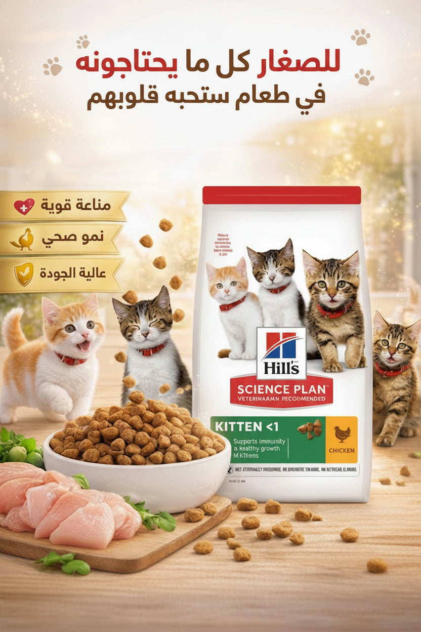 هيلز طعام جاف للقطط الصغيرة ( كتن )