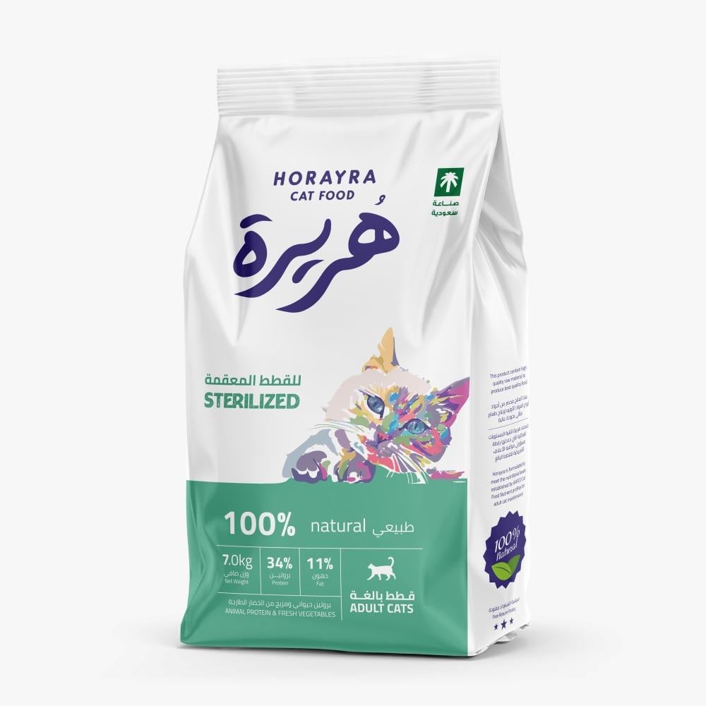 هريرة طعام القطط البالغة المعقمة 1.5كجم