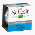 Catz canned cat food with tuna, natural meal, 85g by CAT PARK, showing the open can with tuna chunks and cat food inside.