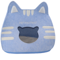 Cat Park ready-made cat house with cozy fabric exterior, featuring a small entrance and comfortable interior for cats.