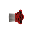 Cat and dog flea comb by CAT PARK with close-set teeth for effective flea removal, shown on a white background.