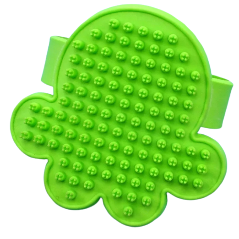 Ready CAT PARK foot scrubber product showing a textured silicone surface for cleaning and exfoliating feet.