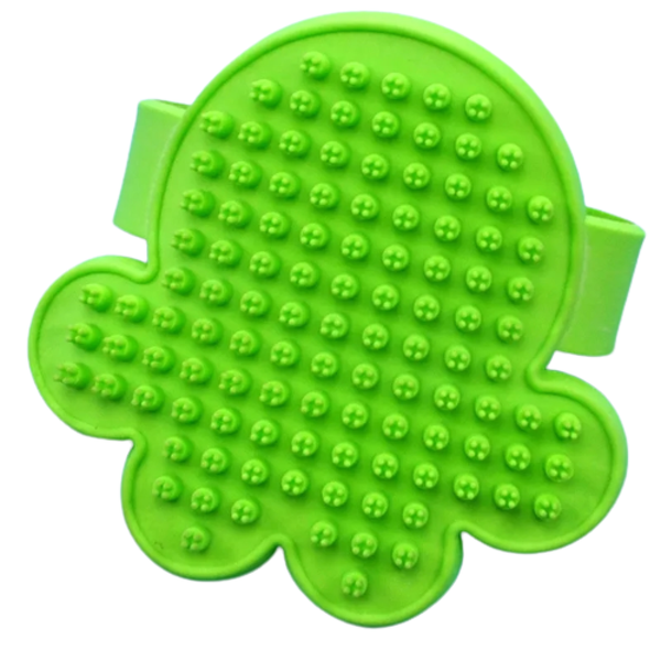 Ready CAT PARK foot scrubber product showing a textured silicone surface for cleaning and exfoliating feet.
