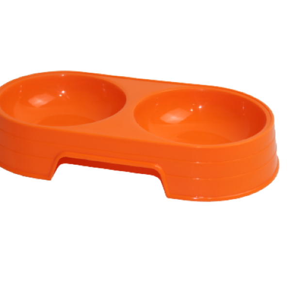 Double L-shaped serving tray by CAT PARK, ready-made product shown with a sleek, durable design for serving or display.