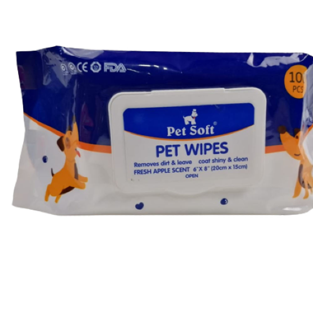 Scented 100-pack of ready-to-use CAT PARK tissues with floral design and soft texture, perfect for gentle cleaning and freshening.