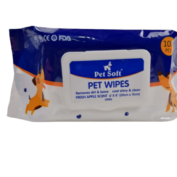 Scented 100-pack of ready-to-use CAT PARK tissues with floral design and soft texture, perfect for gentle cleaning and freshening.