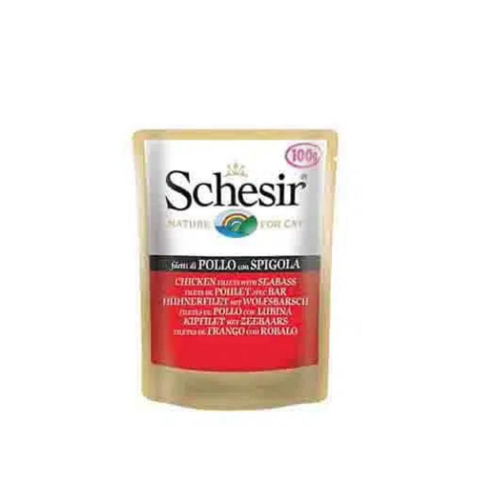 Ready chicken and seabass slices in 100g packaging by CAT PARK, displayed in a clear, resealable container.