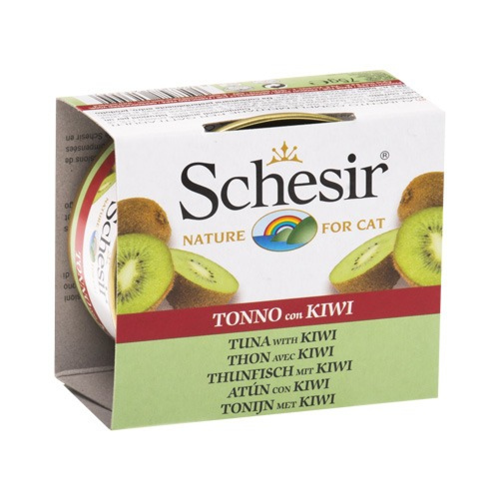 Caterpillar-shaped canned tuna with kiwi, 75 grams from CAT PARK, ready-to-eat seafood snack, shown in the image.