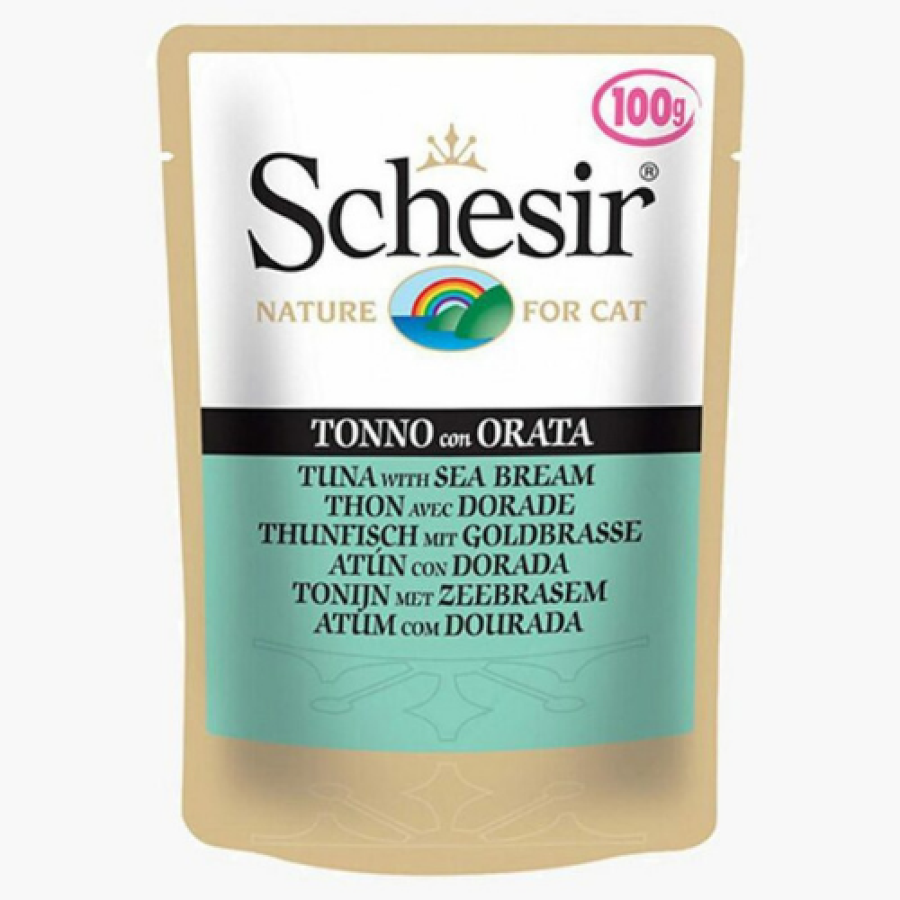 Catz Tuna and Dennis Fish Cat Food Pack by CAT PARK, 100g, ready-to-eat product with tuna and fish for cats.
