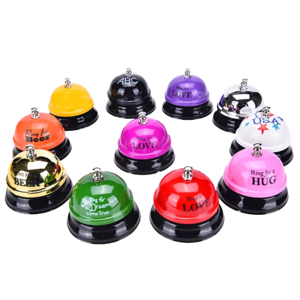 Ready CAT PARK bell with a classic design, featuring a metal clapper and sturdy mounting, ideal for pet communication.