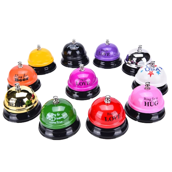 Ready CAT PARK bell with a classic design, featuring a metal clapper and sturdy mounting, ideal for pet communication.