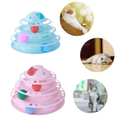 Colorful circular ball toy from CAT PARK, a ready-made product featuring vibrant, round plastic balls perfect for play and entertainment.