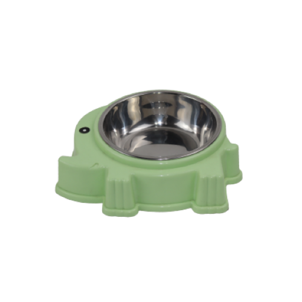 Colorful CAT PARK elephant-shaped ceramic dish, ready-made home decor or serving piece featuring a detailed elephant design.