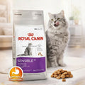 Royal Canin Sensible cat food packaging by CAT PARK, ready-to-eat product for sensitive cats, shown in the image.