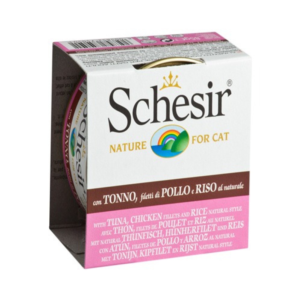 Catz Park Tuna and Chicken Slices with Rice ready meal in 85g package, natural protein-rich pet food in a ready-to-eat product.