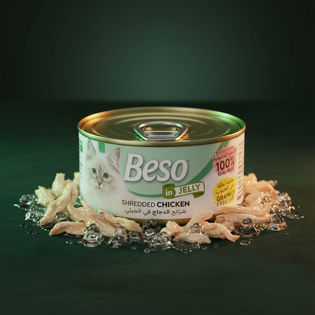 Beso Shredded Chicken Jelly - Dark Forest Moody