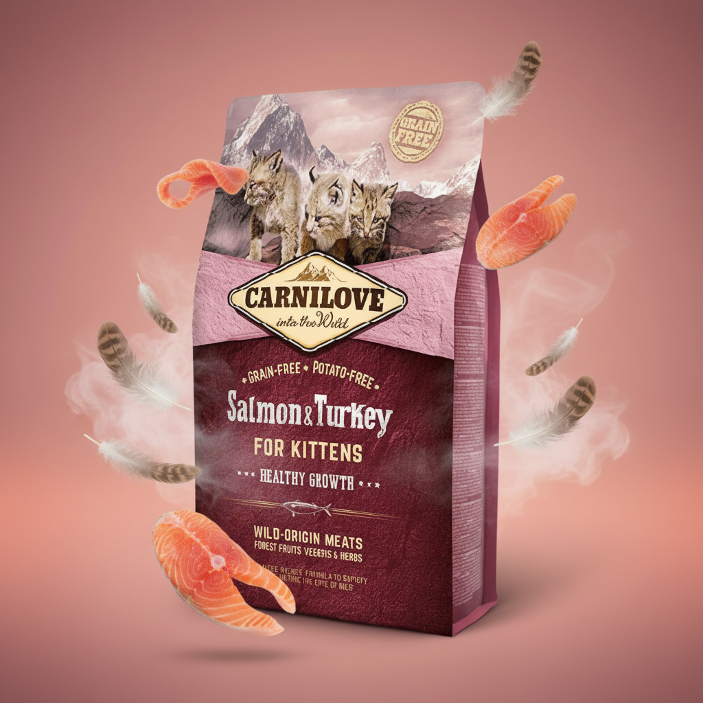 CARNILOVE Salmon & Turkey Kittens - Professional