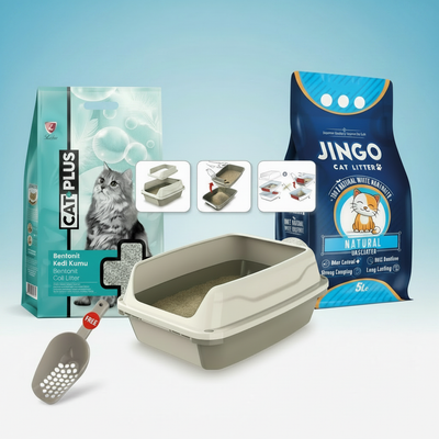 CAT PARK Bundle - Blue Background