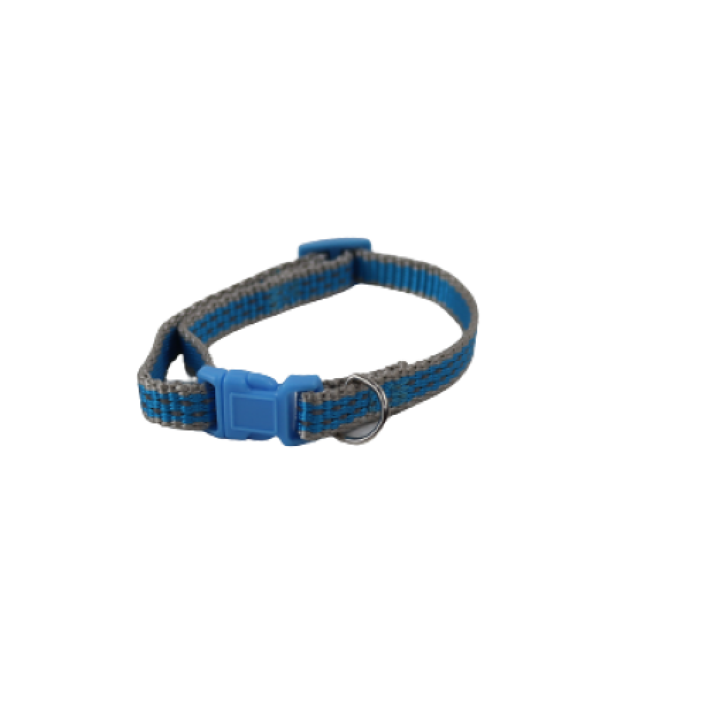 Cotton fabric dog and cat collar from CAT PARK, adjustable and comfortable for pets, shown in the image.