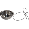 Cat Park ready-made dish with attached holder, designed for pet feeding, featuring a sleek ceramic bowl and convenient stand.