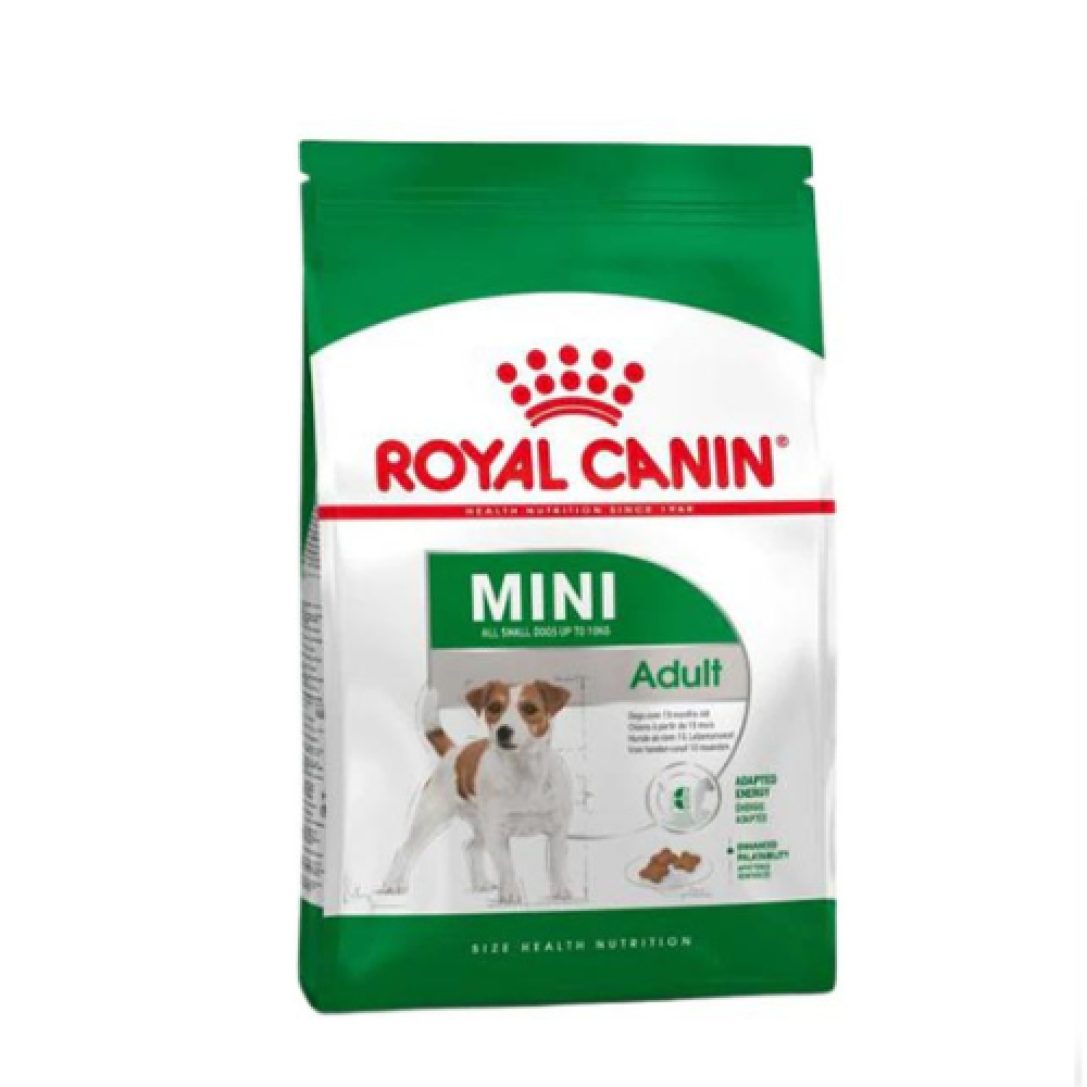 Royal Canin Mini Adult dry cat food by CAT PARK, 4kg bag, showing the product package and branding.