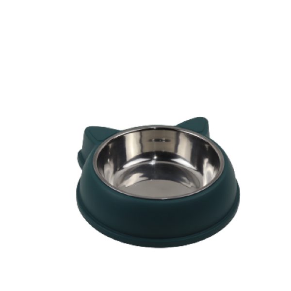 Ready-made CAT PARK stainless steel dish for cats, featuring a durable, easy-to-clean design with a smooth surface.