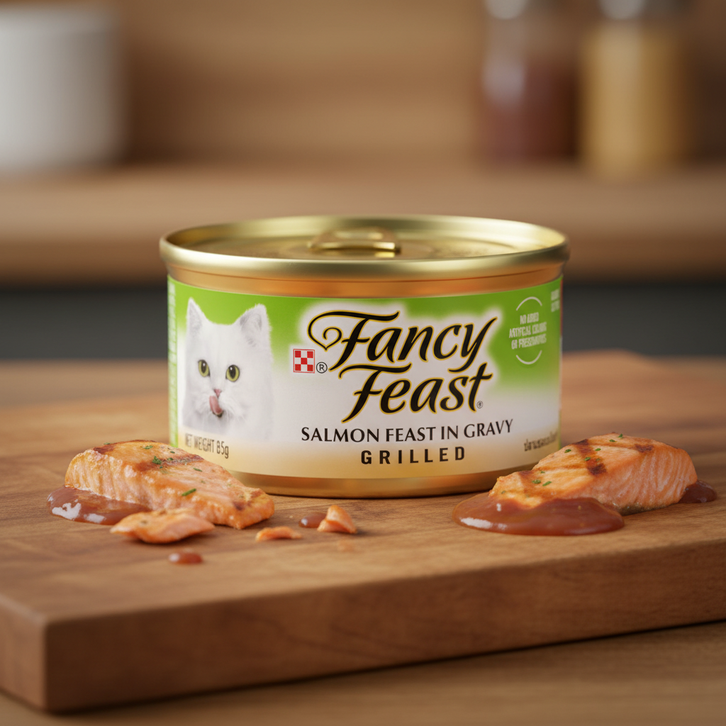 Fancy Feast Grilled Salmon - Retry