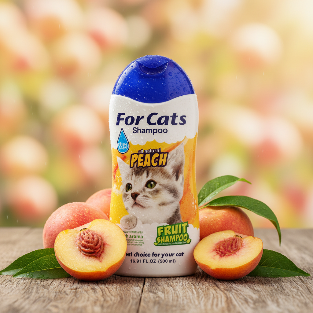 For Cats Peach Shampoo - Marketing