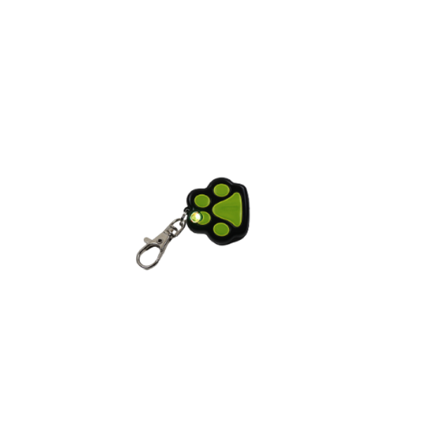 Light-up dog and cat ID tag from CAT PARK, featuring a ready-to-use design with reflective surface, suitable for pets.