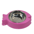 Colorful fish-shaped ceramic plate from CAT PARK, ready-to-use design, featuring vibrant fish details and smooth finish.