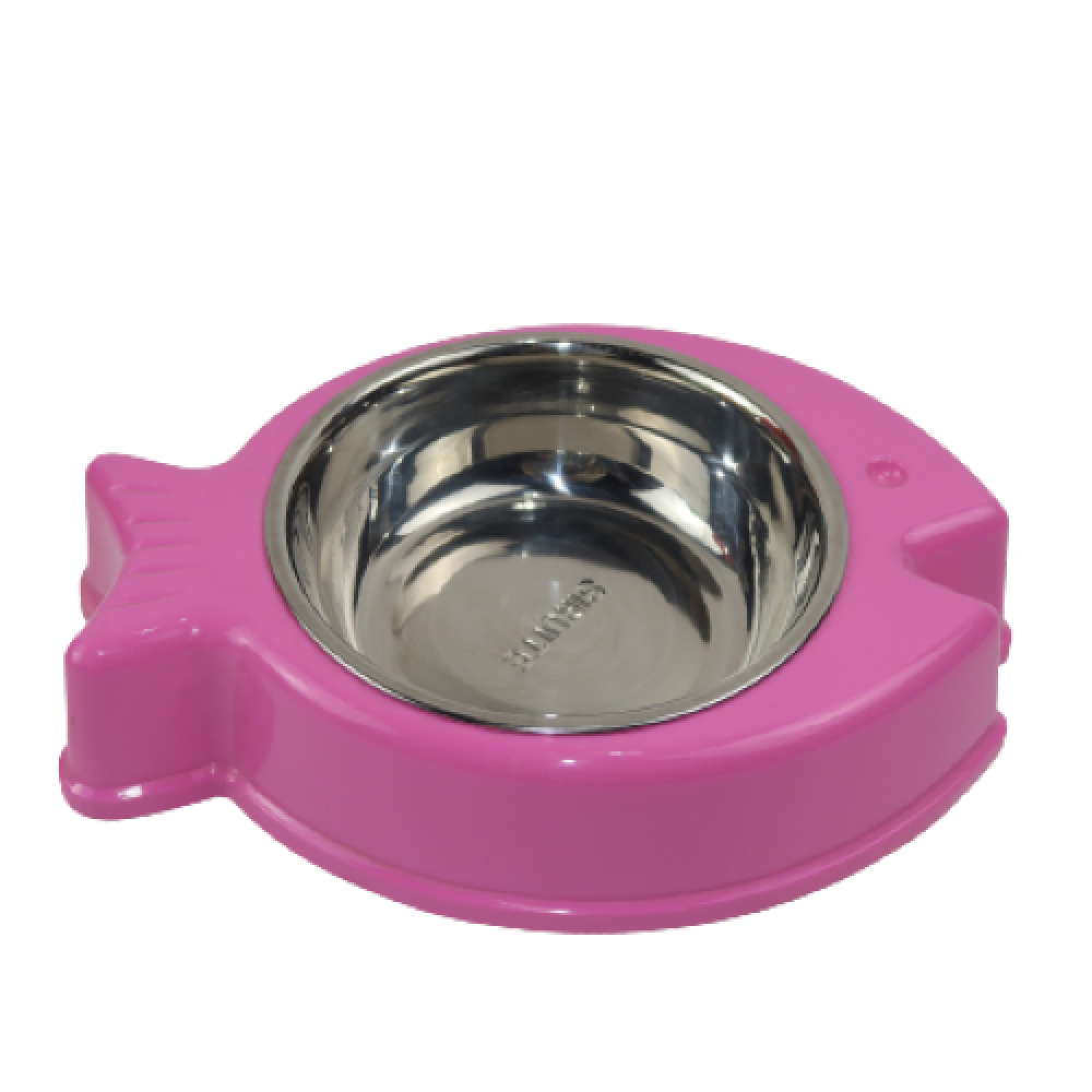 Colorful fish-shaped ceramic plate from CAT PARK, ready-to-use design, featuring vibrant fish details and smooth finish.