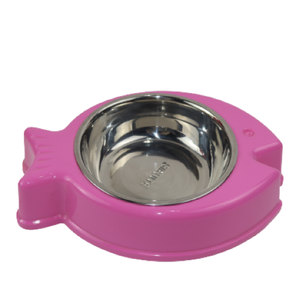 Colorful fish-shaped ceramic plate from CAT PARK, ready-to-use design, featuring vibrant fish details and smooth finish.
