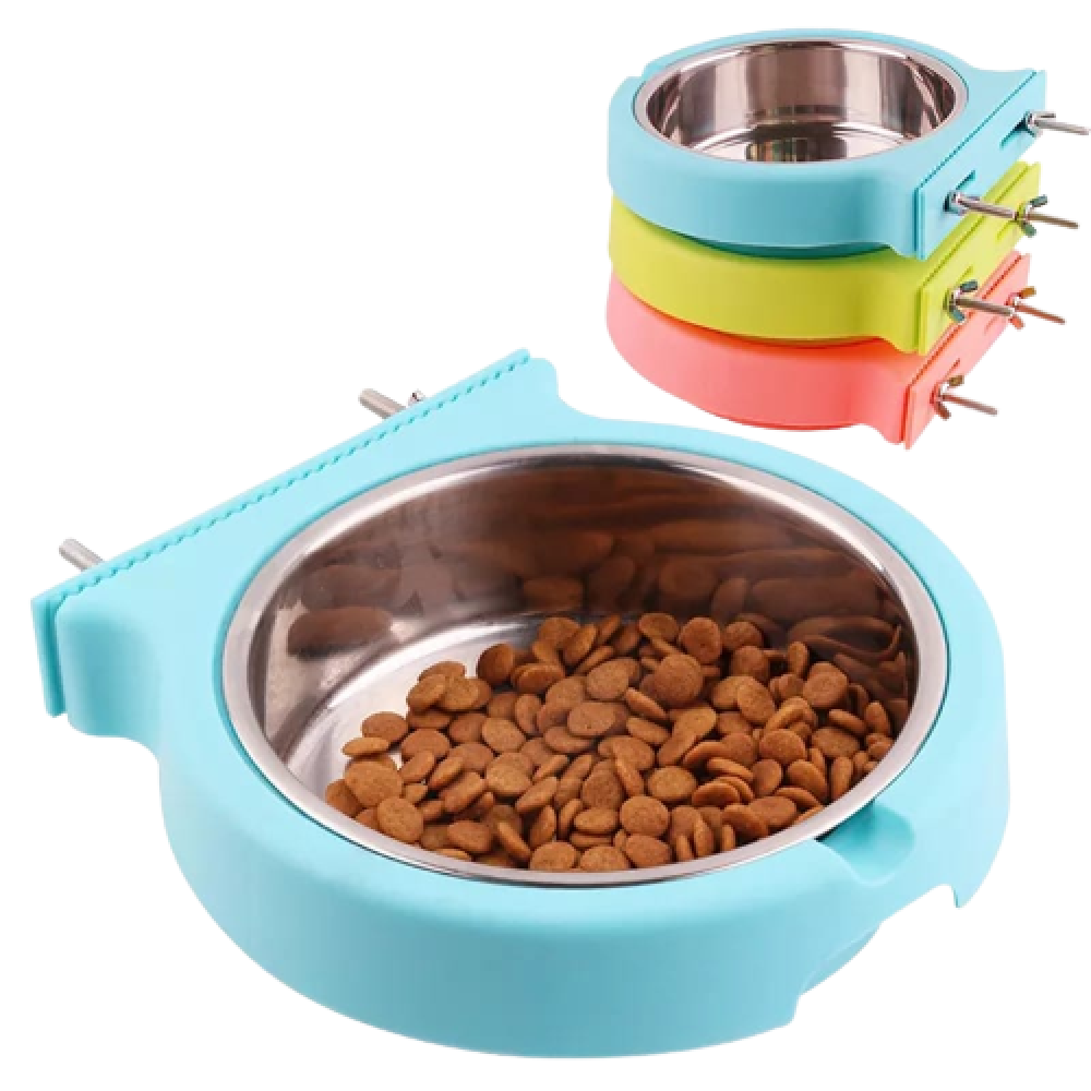 Ready-made stainless steel relationship plate by CAT PARK, featuring a sleek, durable design with multiple sections for serving food.
