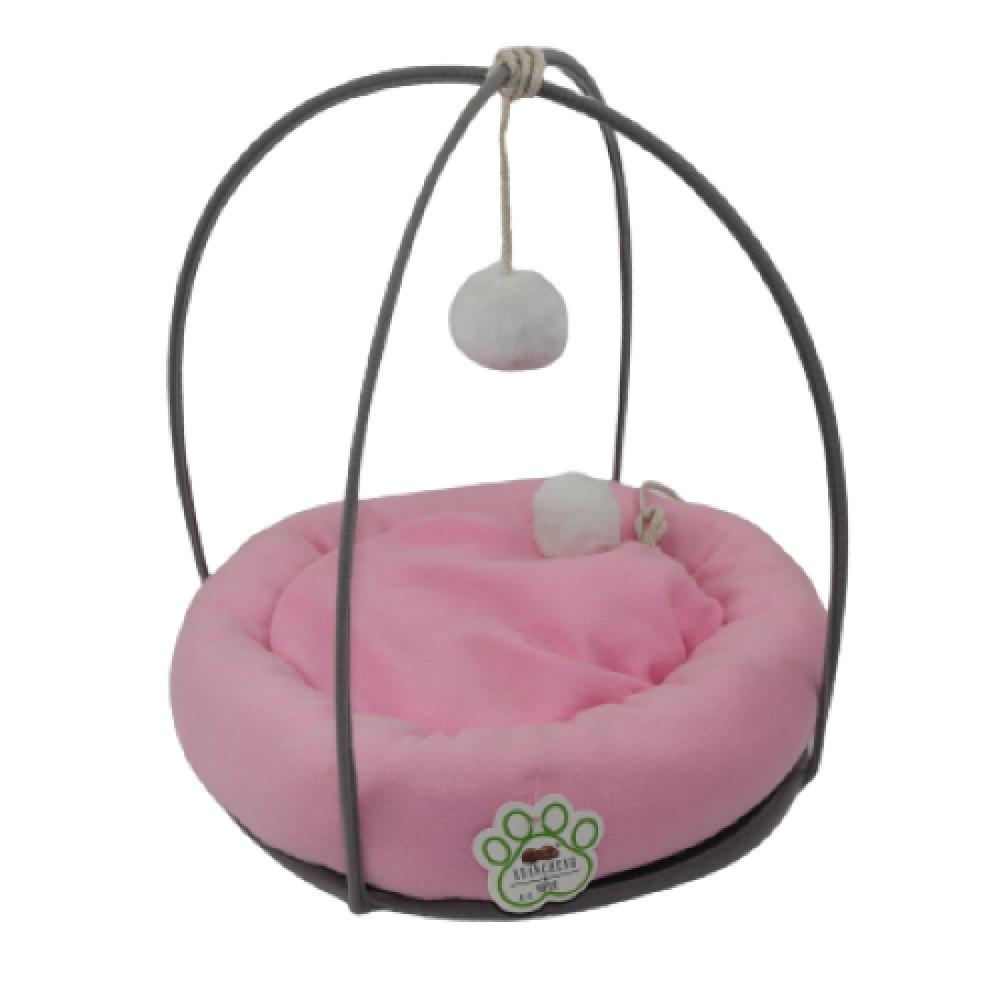 Cat Park ready-made cat bed with cushion and elevated sides, providing a cozy resting spot for cats.