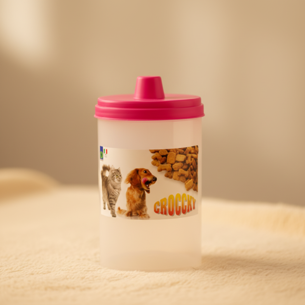 Pet Food Container Cream