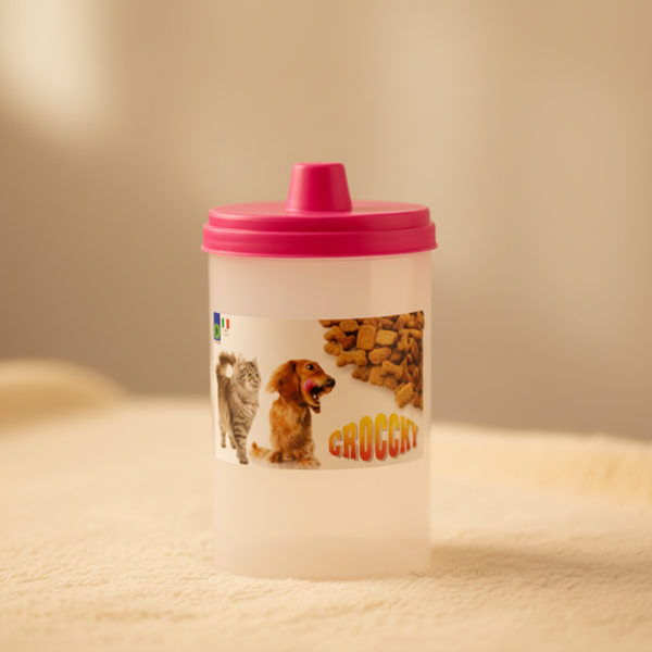 Pet Food Container Cream