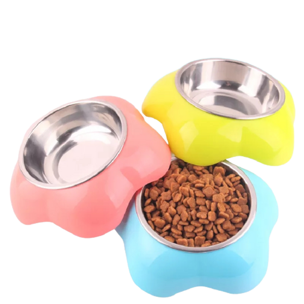 Star-shaped stainless steel plate from CAT PARK, ready-to-use decorative dish with a shiny metallic finish.
