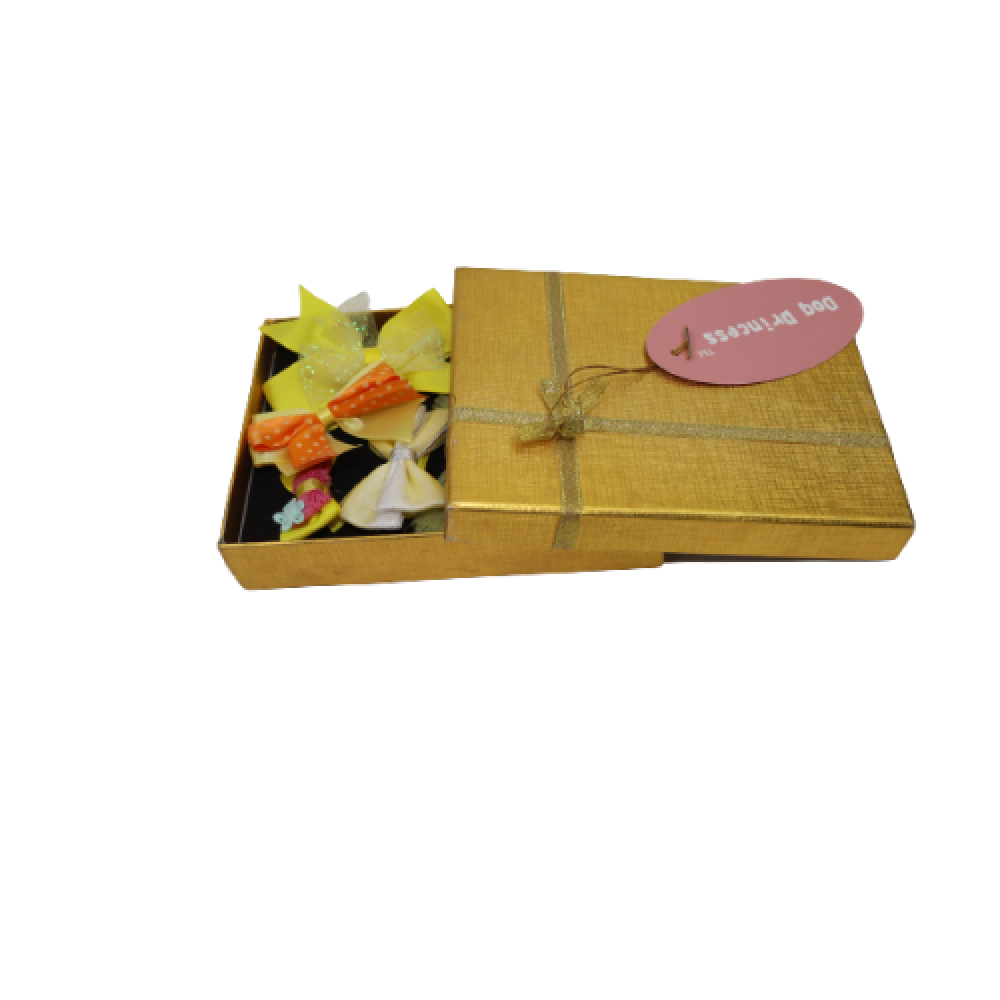 Colorful assortment of ready-to-use hair tie boxes from CAT PARK, featuring various hair elastics and accessories for styling.