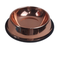 Stainless steel plate L from CAT PARK, ready-to-use product, with a smooth, shiny surface and a spacious round design.